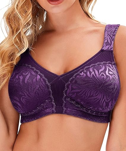 Wingslove Women's Wireless Minimizer Bra